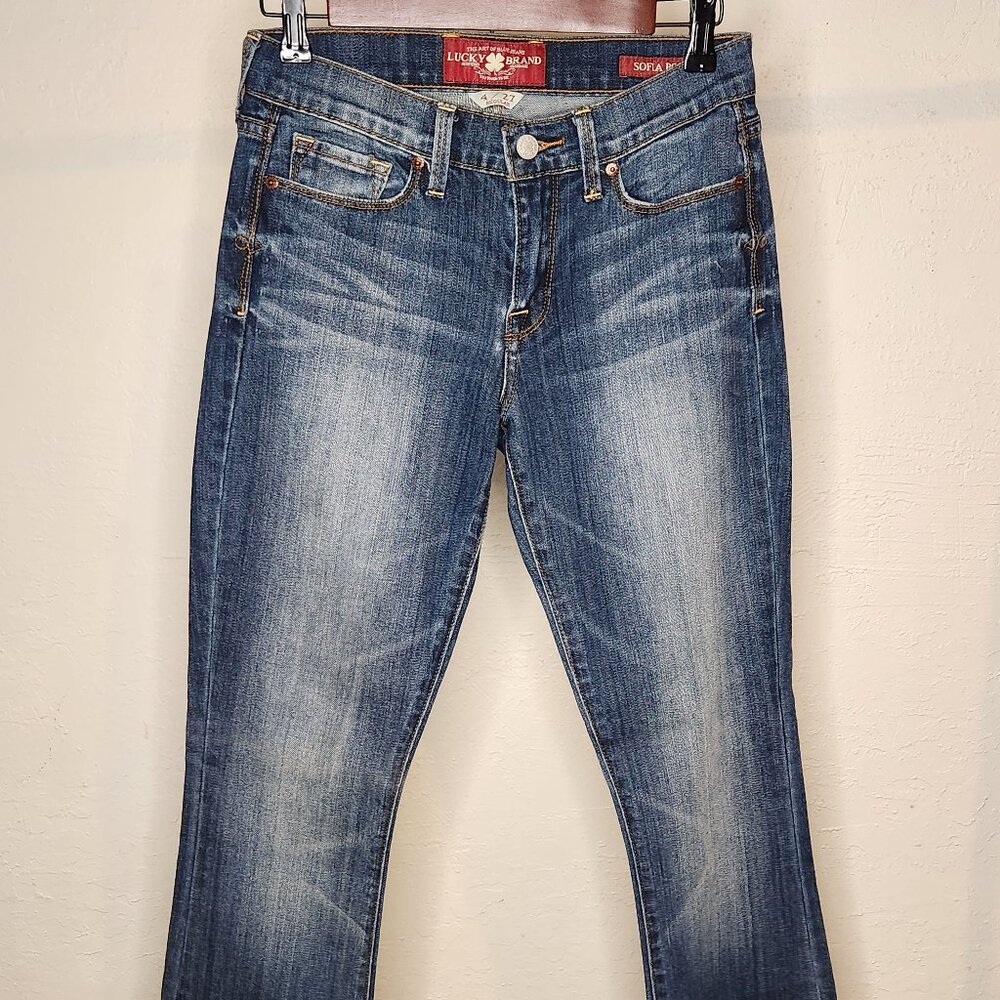 Lucky Brand Sofia Boot Jeans – Size 4 / 27R – Medium Wash